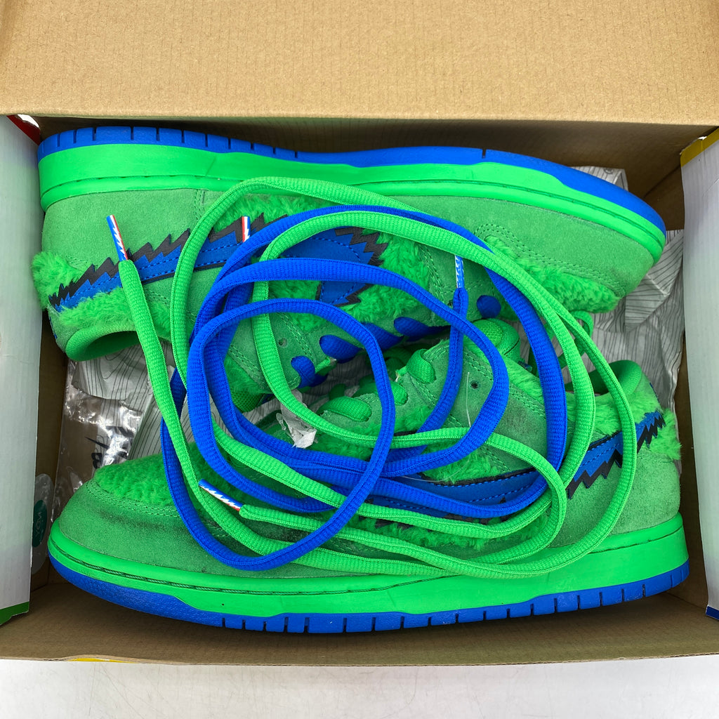 Nike SB Dunk Low "Grateful Dead Green" 2020 Used Size 10.5