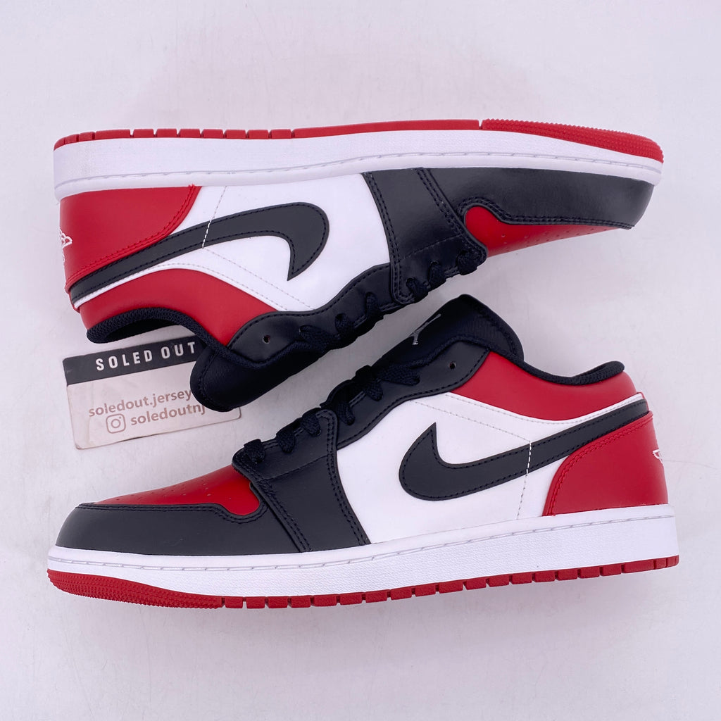 Air Jordan 1 Low "Bred Toe" 2021 New Size 11.5