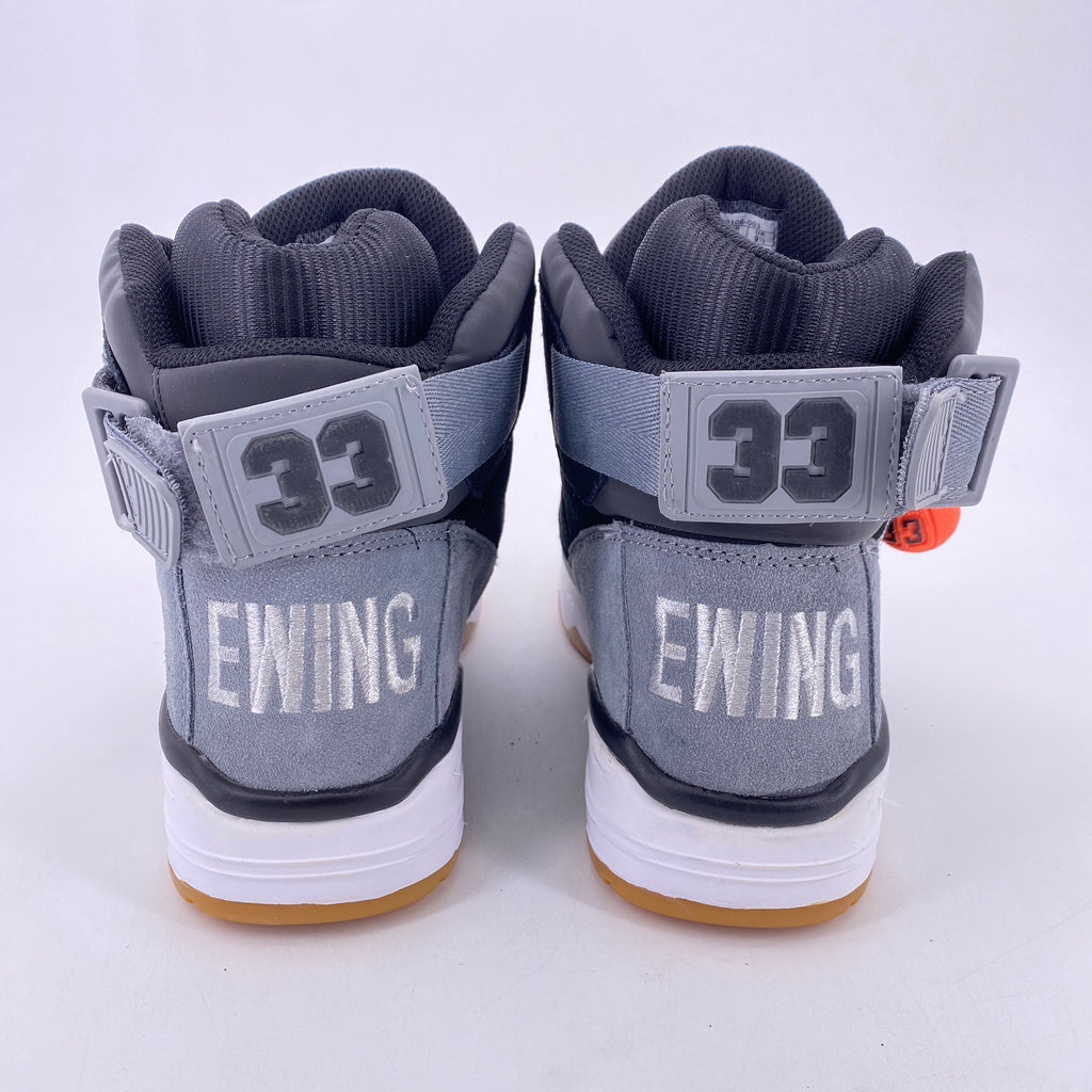 Reebok Ewing 33 Hi "Grey Black"  New Size 10.5