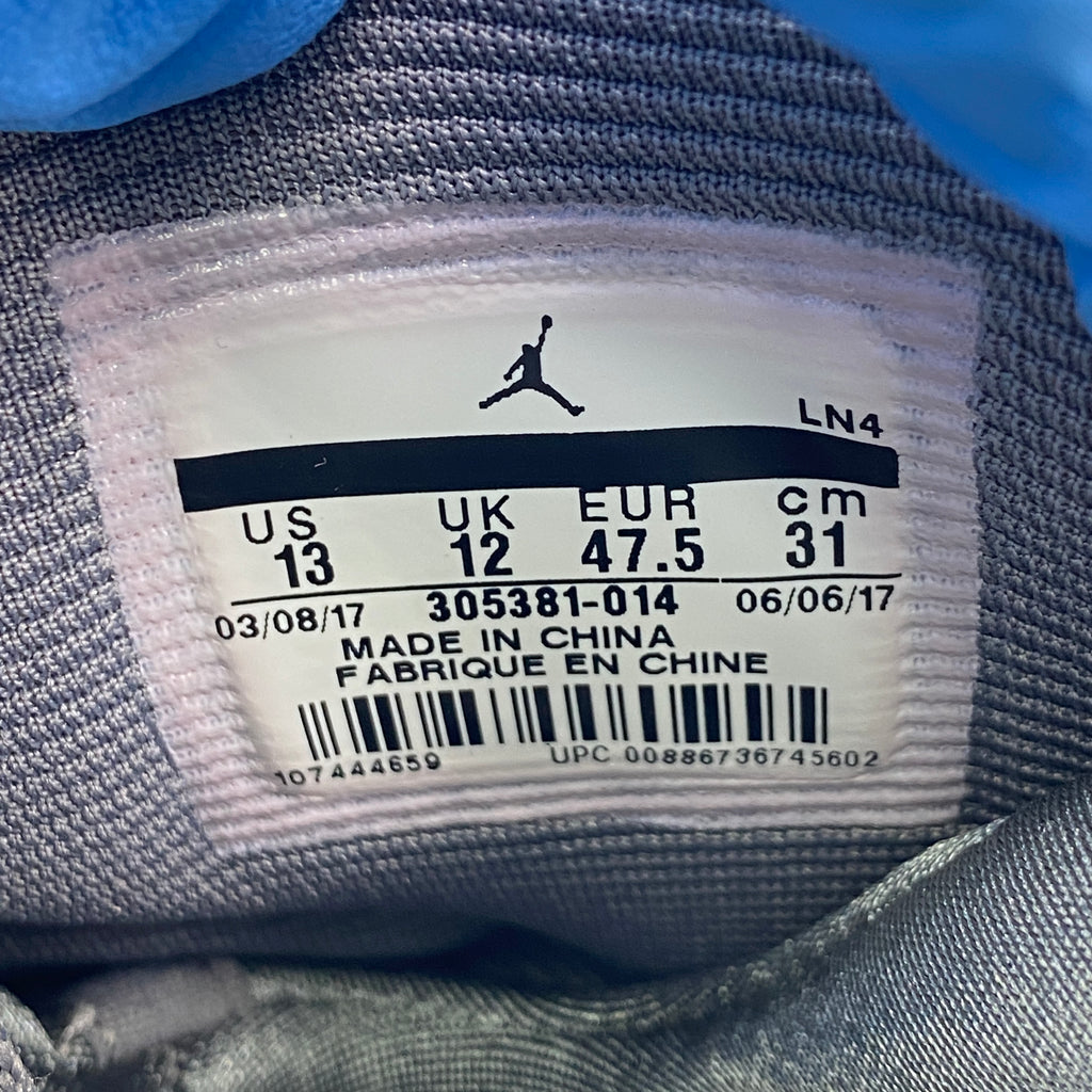 Air Jordan 8 Retro "Cool Grey" 2017 Used Size 13