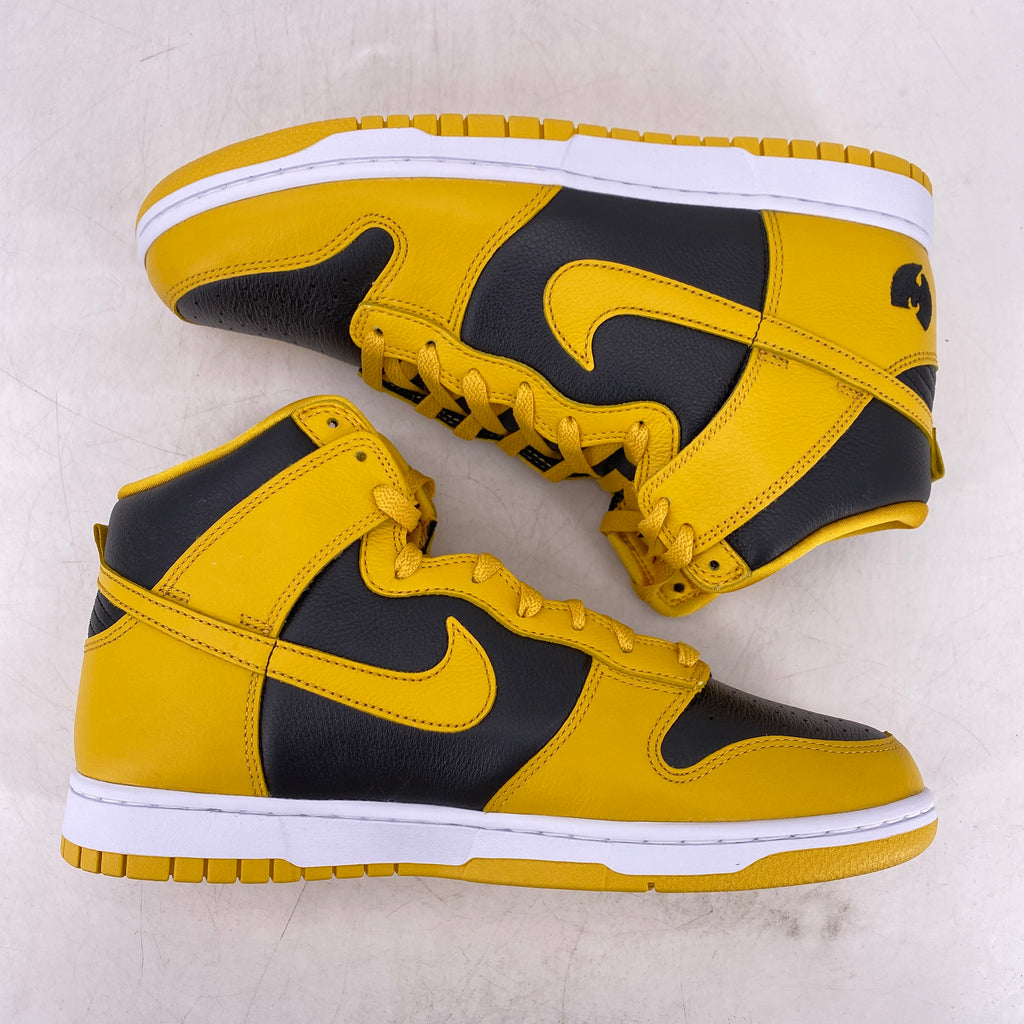 Nike Dunk High Retro "Wu-Tang Yellow" 2024 New Size 10.5