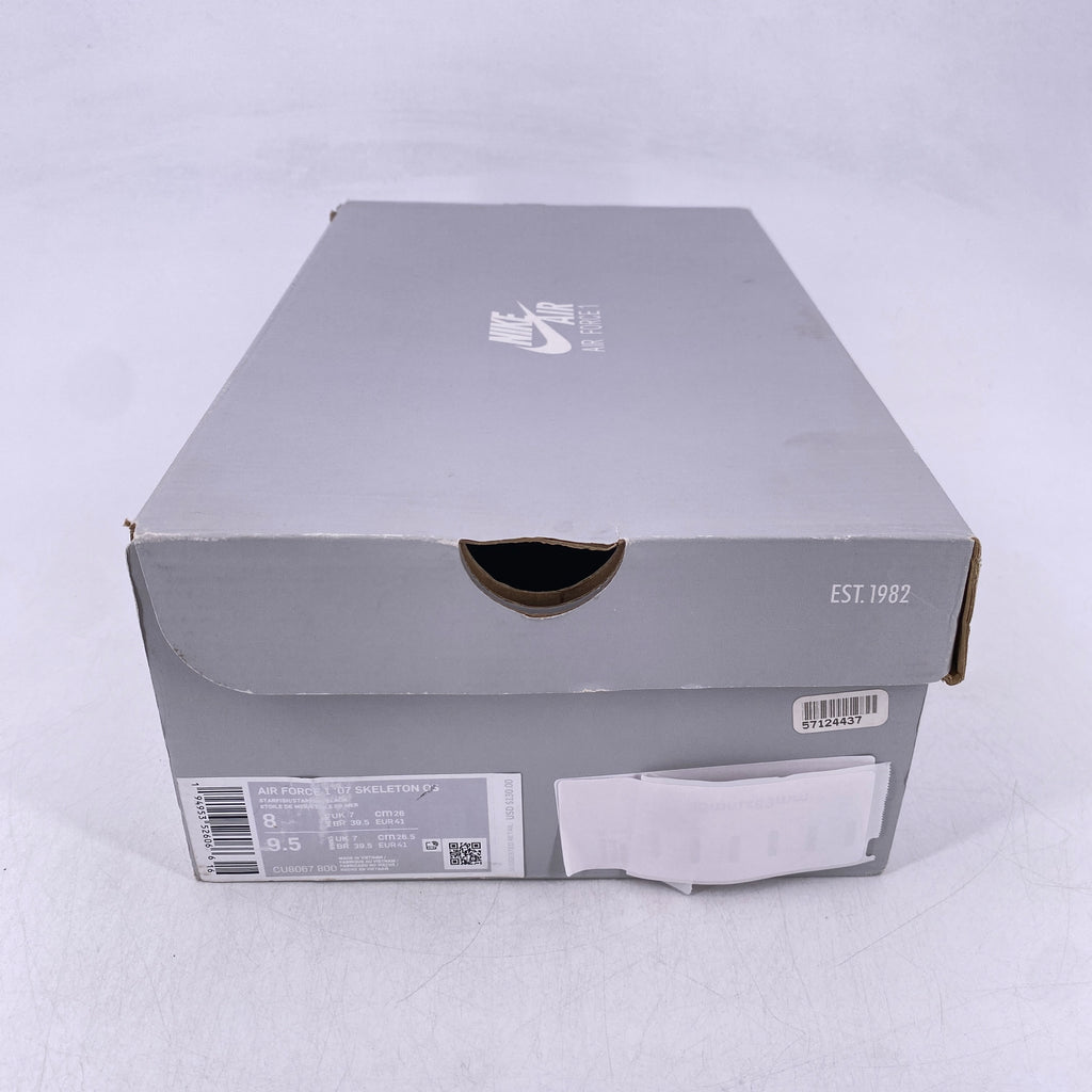 Nike Air Force 1 "Orange Skeleton" 2020 Used Size 8