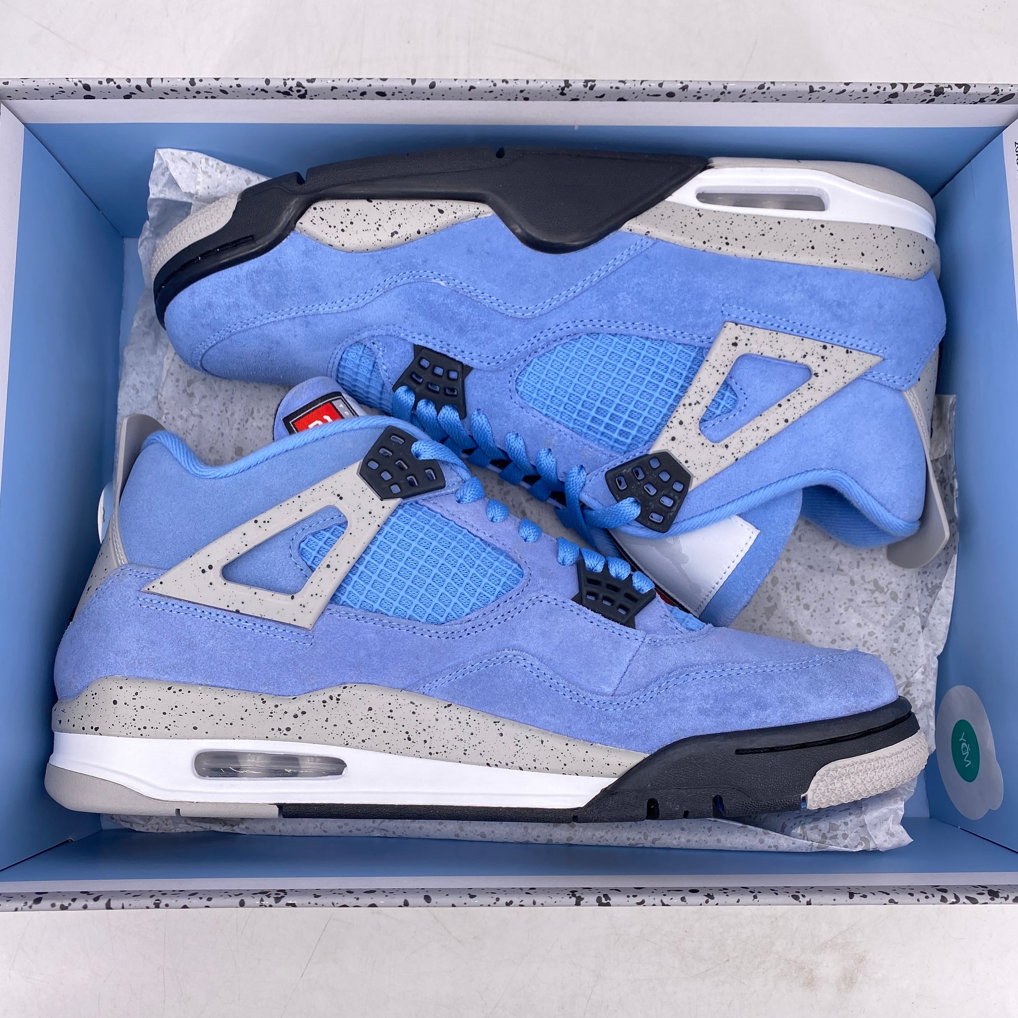 Air Jordan 4 Retro &quot;University Blue&quot; 2021 New Size 11