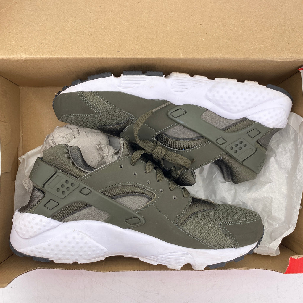 Nike (GS) Huarache Run "Cargo Khaki" 2017 Used Size 6Y