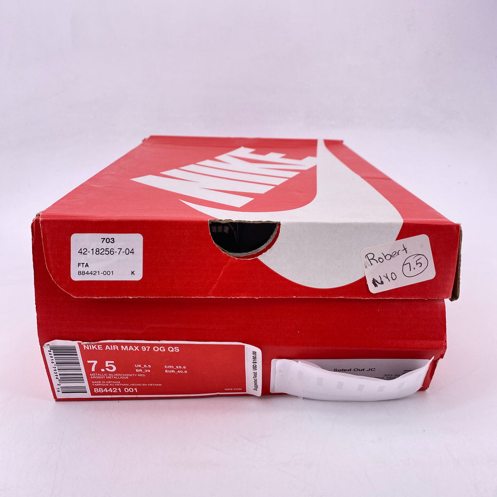 Nike Air Max 97 "Silver Bullet" 2016 New Size 7.5