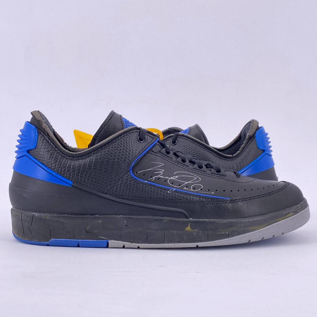 Air Jordan 2 Retro Low "Ow Black Blue" 2021 Used Size 10