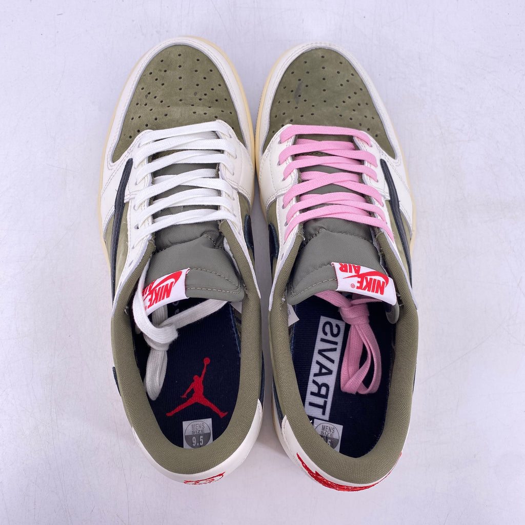 Air Jordan 1 Low OG SP "Travis Scott Medium Olive" 2024 Used Size 9.5