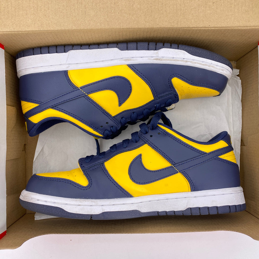 Nike (GS) Dunk Low "Michigan" 2021 Used Size 5.5Y