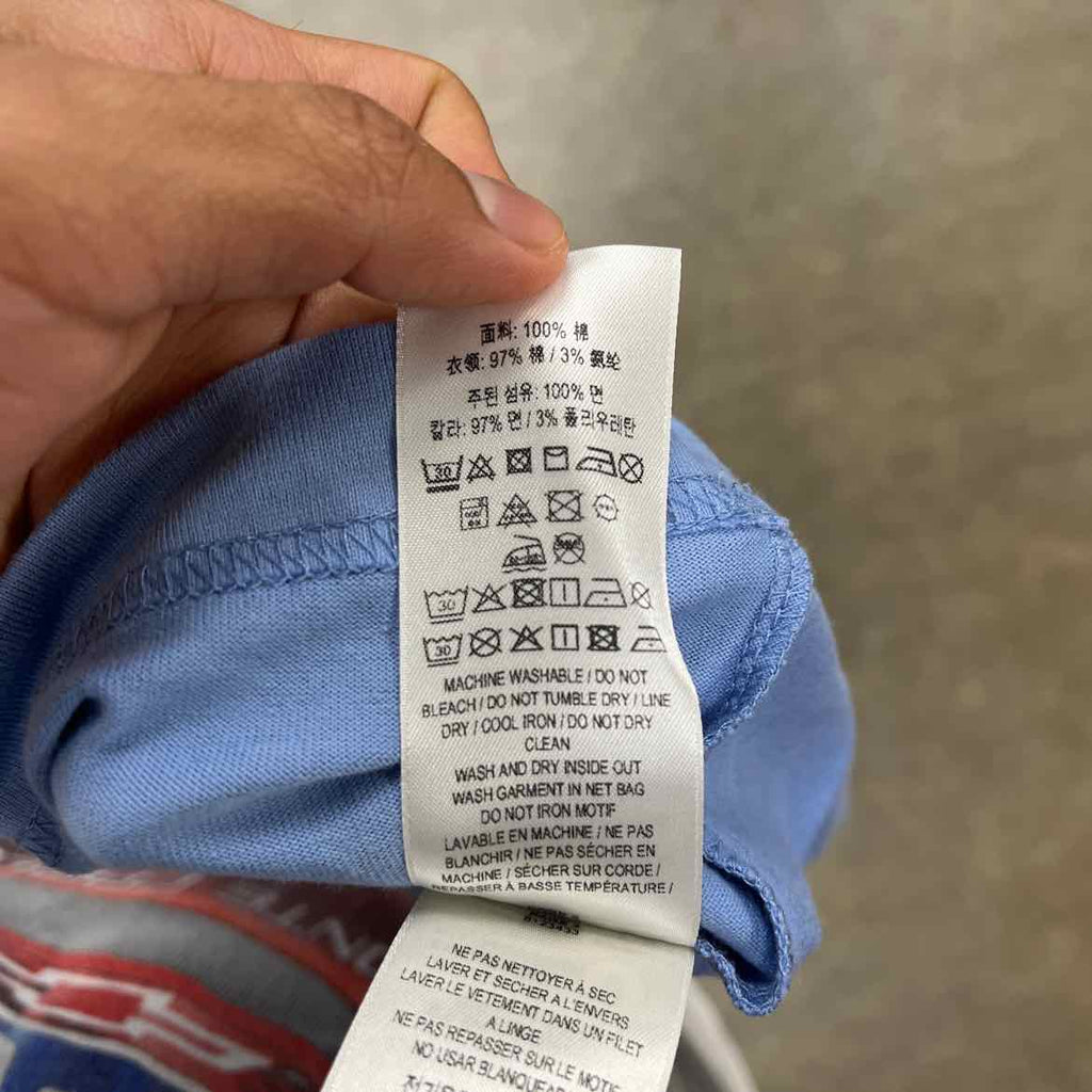 Burberry T-Shirt "KNIGHT STAMP" Baby Blue New Size S