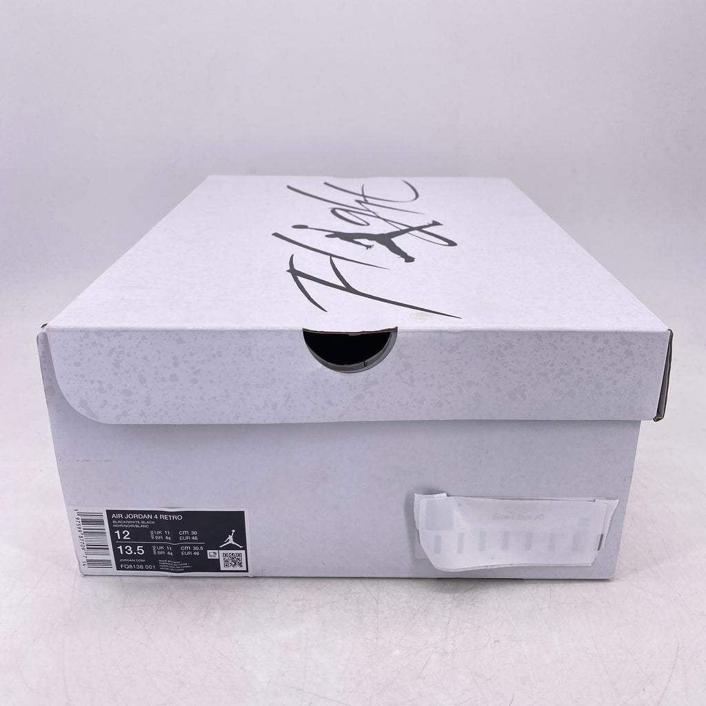 Air Jordan 4 Retro "White Thunder" 2024 New Size 12