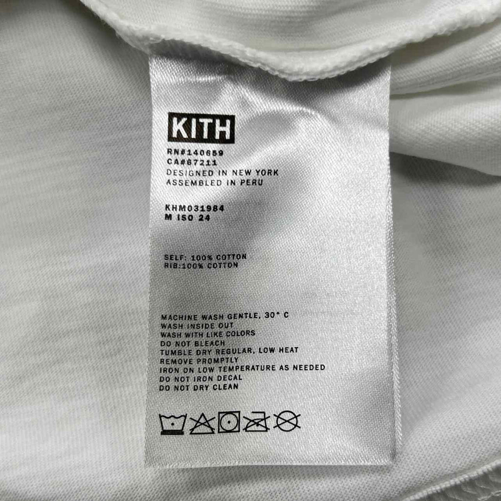 Kith T-Shirt "KITH RECORDS" White Used Size S