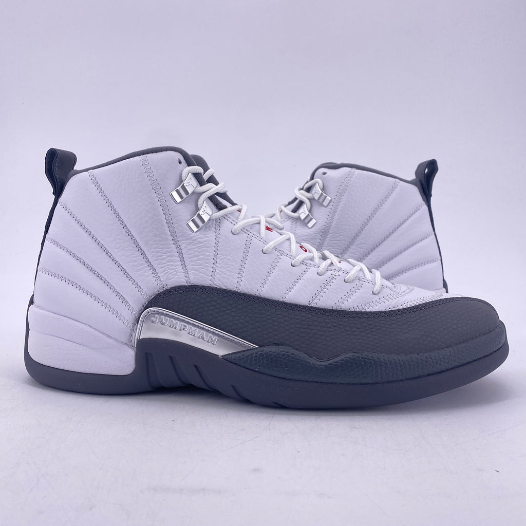 Air Jordan 12 Retro "White Dark Grey" 2019 New Size 13
