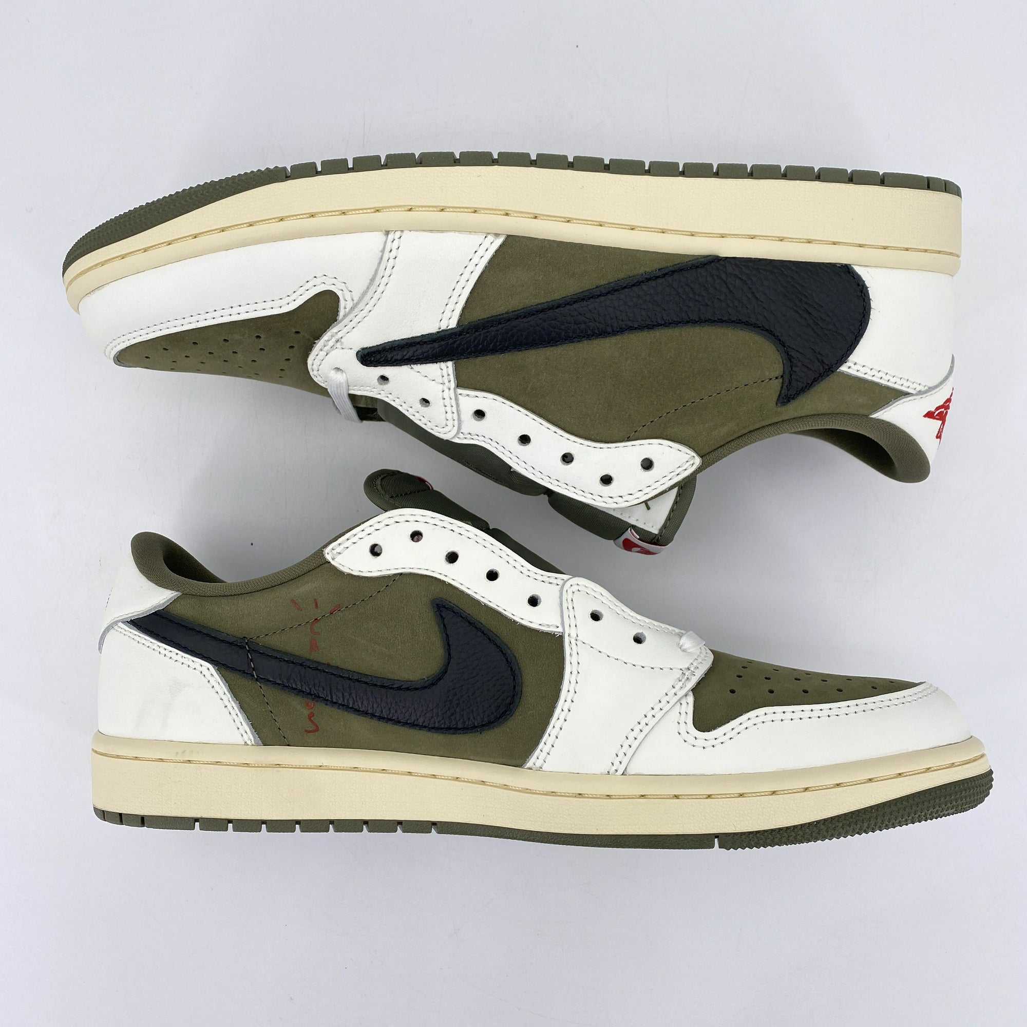 Air Jordan 1 Low OG SP &quot;Travis Scott Medium Olive&quot; 2024 New Size 9