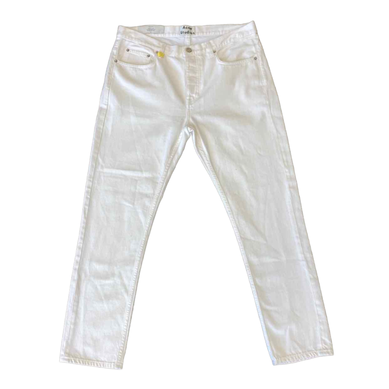 Acne Studios Pants &quot;RELAXED&quot; White Used Size 36