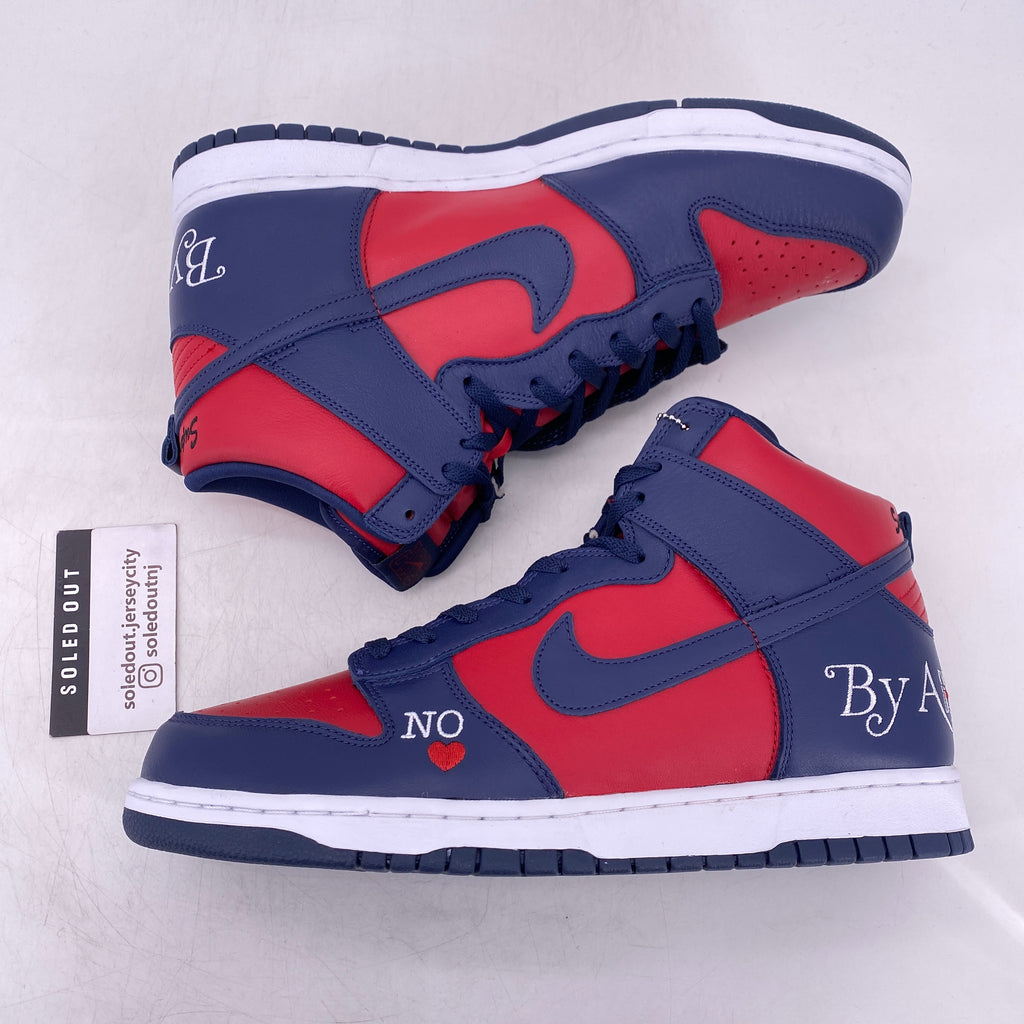 Nike SB Dunk High "By Any Means Navy" 2022 New Size 12