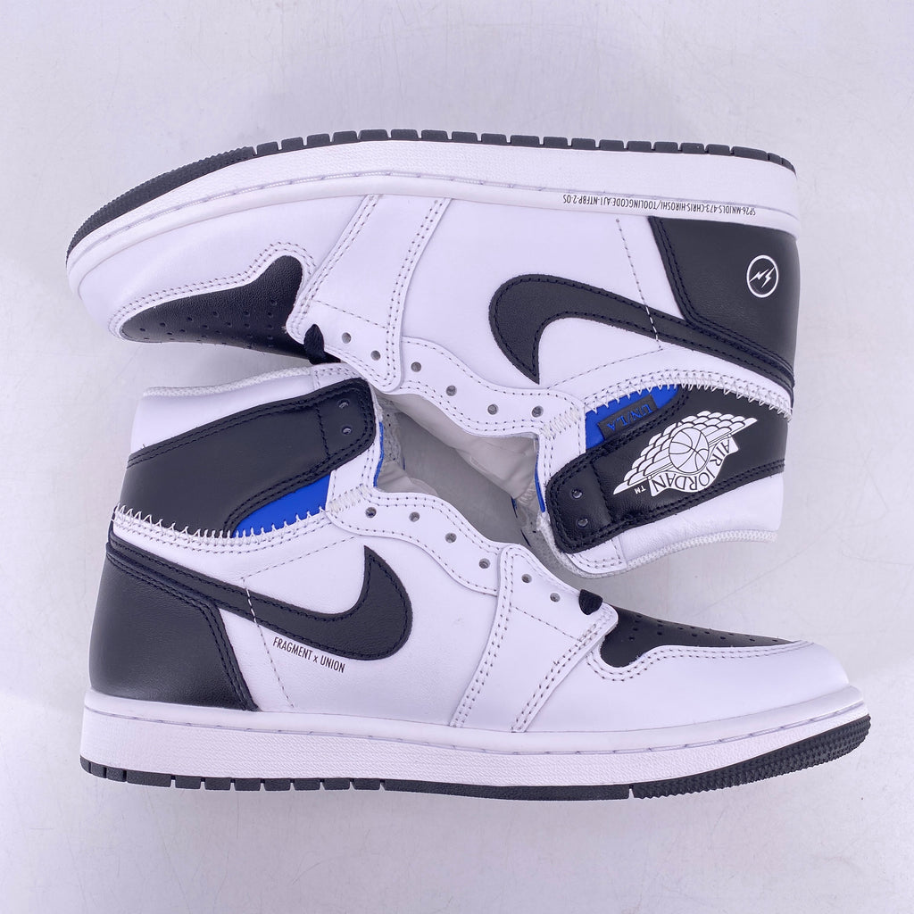 Air Jordan 1 Retro High OG "UNION FRAGMENT WHITE BLACK" 2026 New Size 8.5