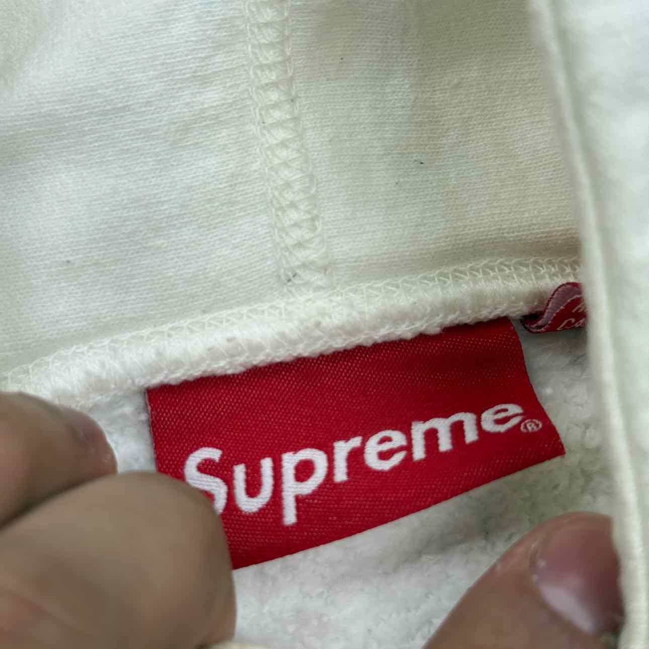 Supreme Hoodie &quot;BOX LOGO&quot; White Used Size L