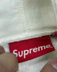 Supreme Hoodie "BOX LOGO" White Used Size L