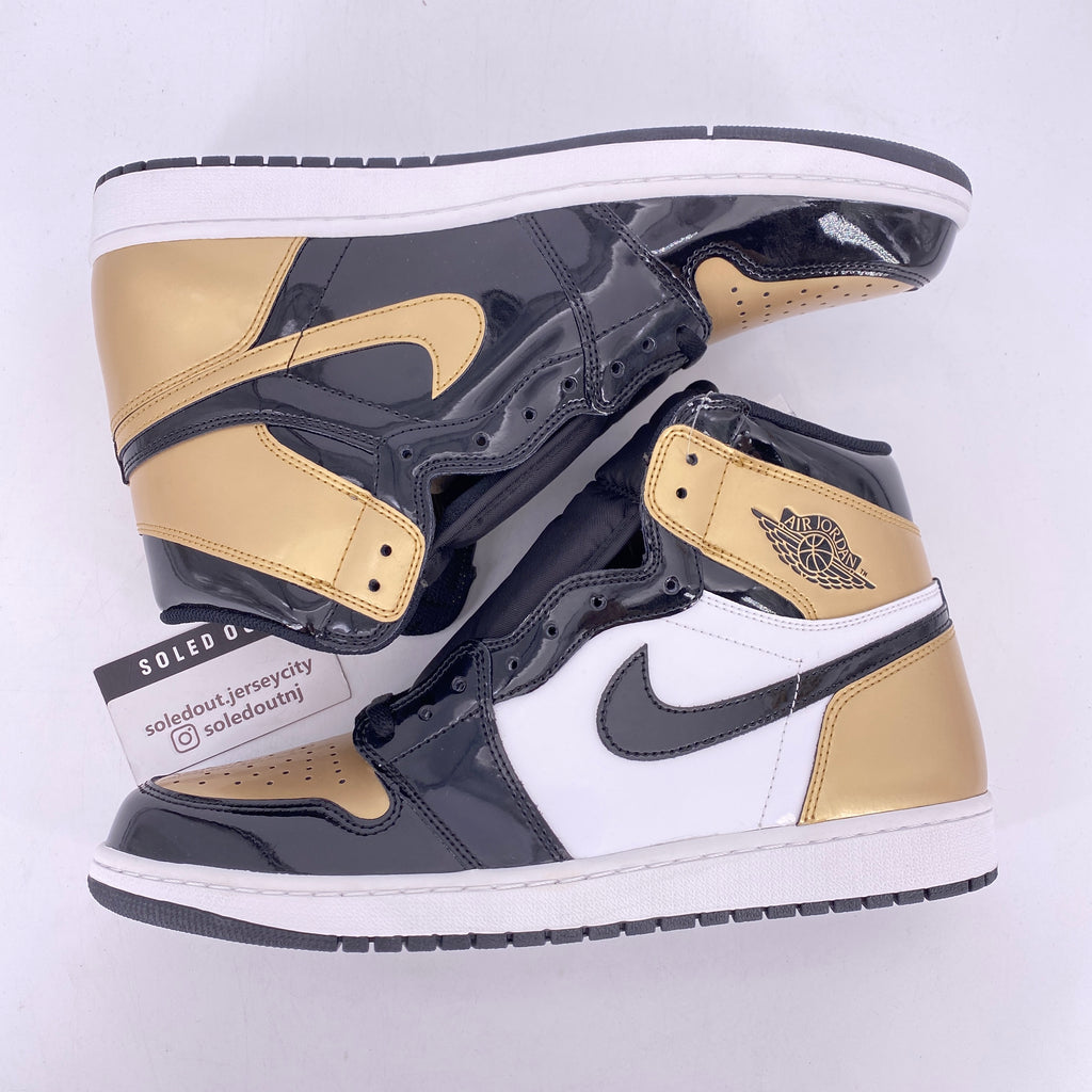 Air Jordan 1 Retro High OG "Gold Toe" 2018 New Size 13