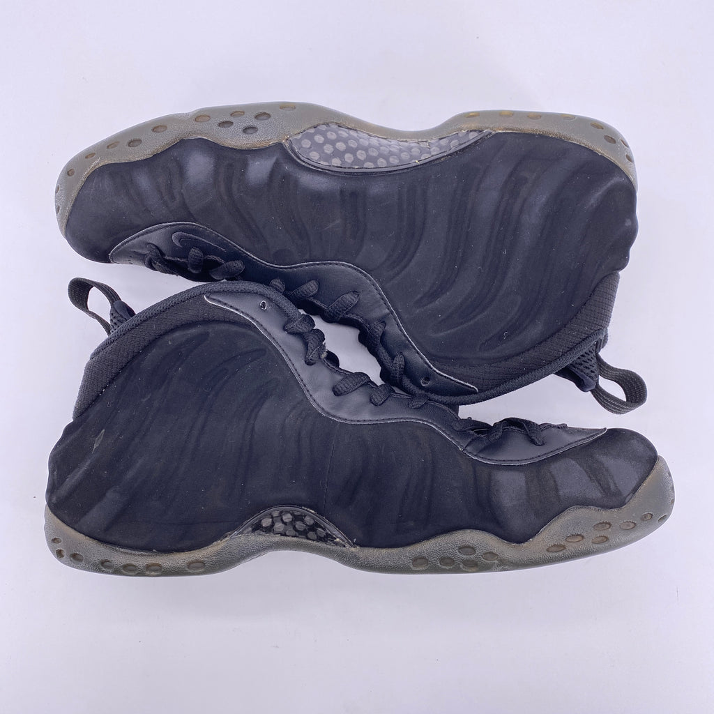 Nike Air Foamposite One "Black Suede" 2014 Used Size 9.5