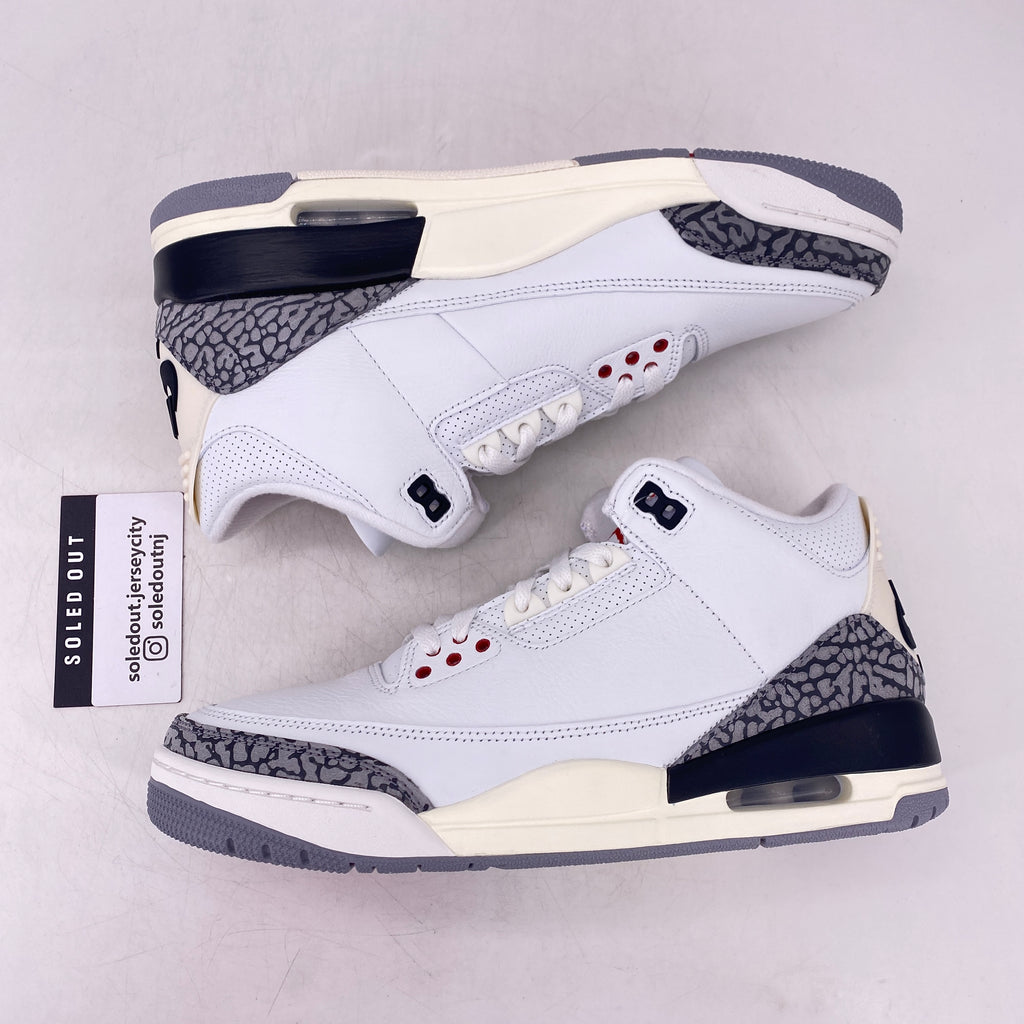 Air Jordan 3 Retro "White Cement Reimagined" 2023 New Size 9.5