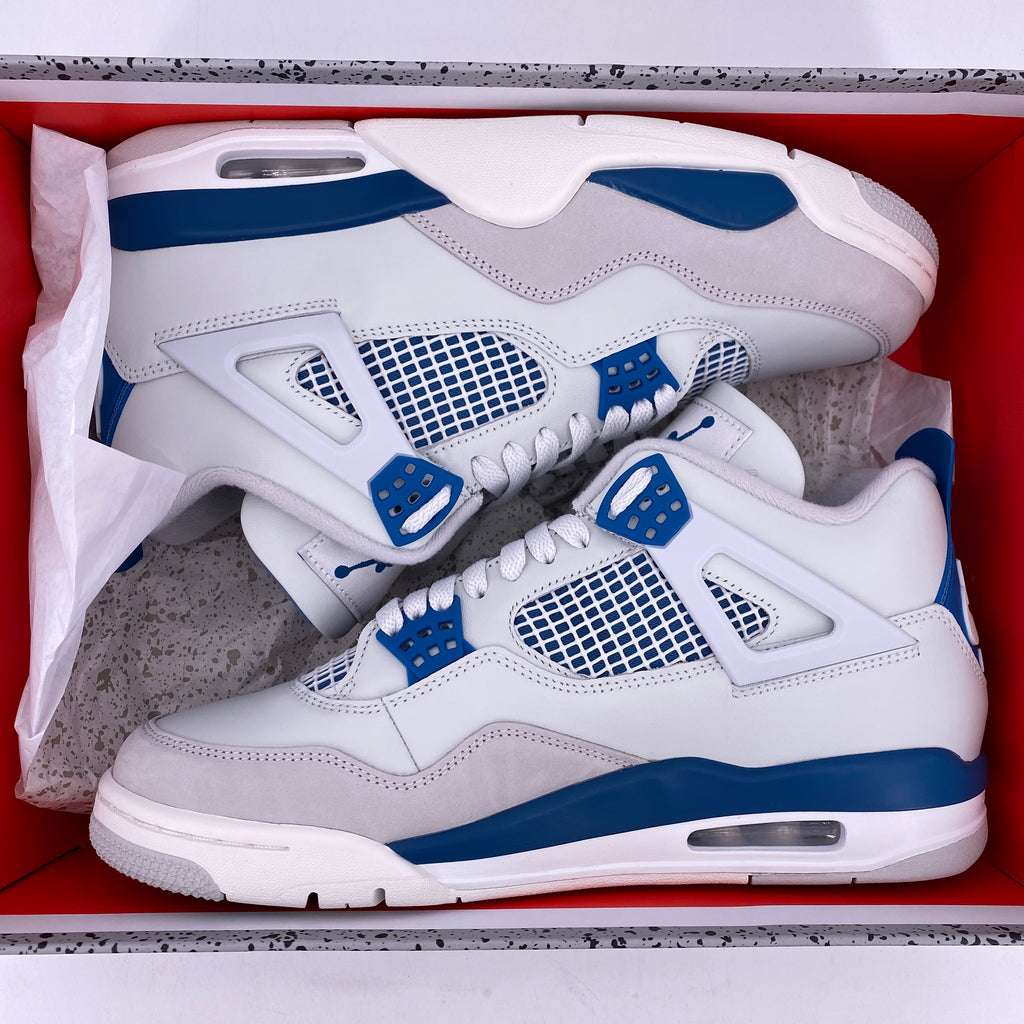 Air Jordan 4 Retro "Military Blue" 2024 New Size 10.5