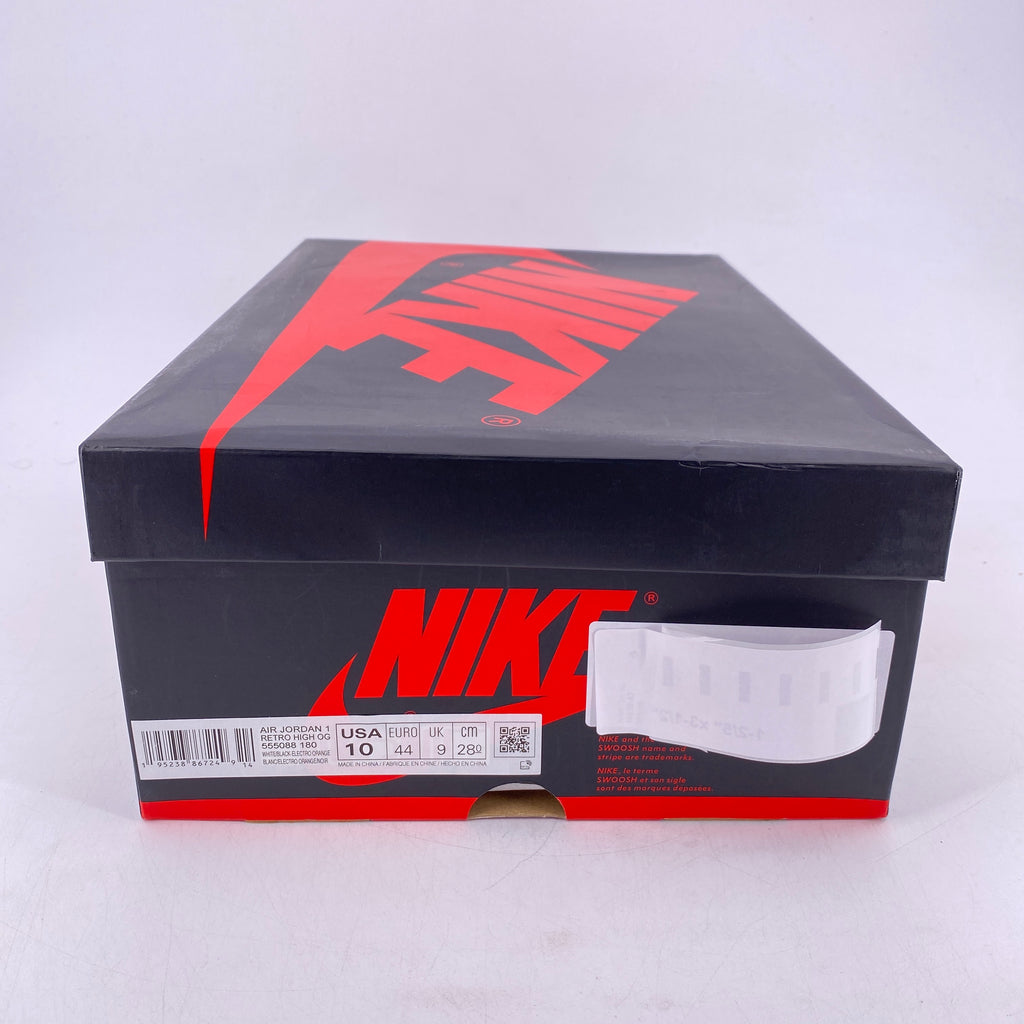 Air Jordan 1 Retro High "Electro Orange" 2021 New Size 10