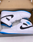 Air Jordan 1 Mid "Laser Blue" 2020 New Size 9.5