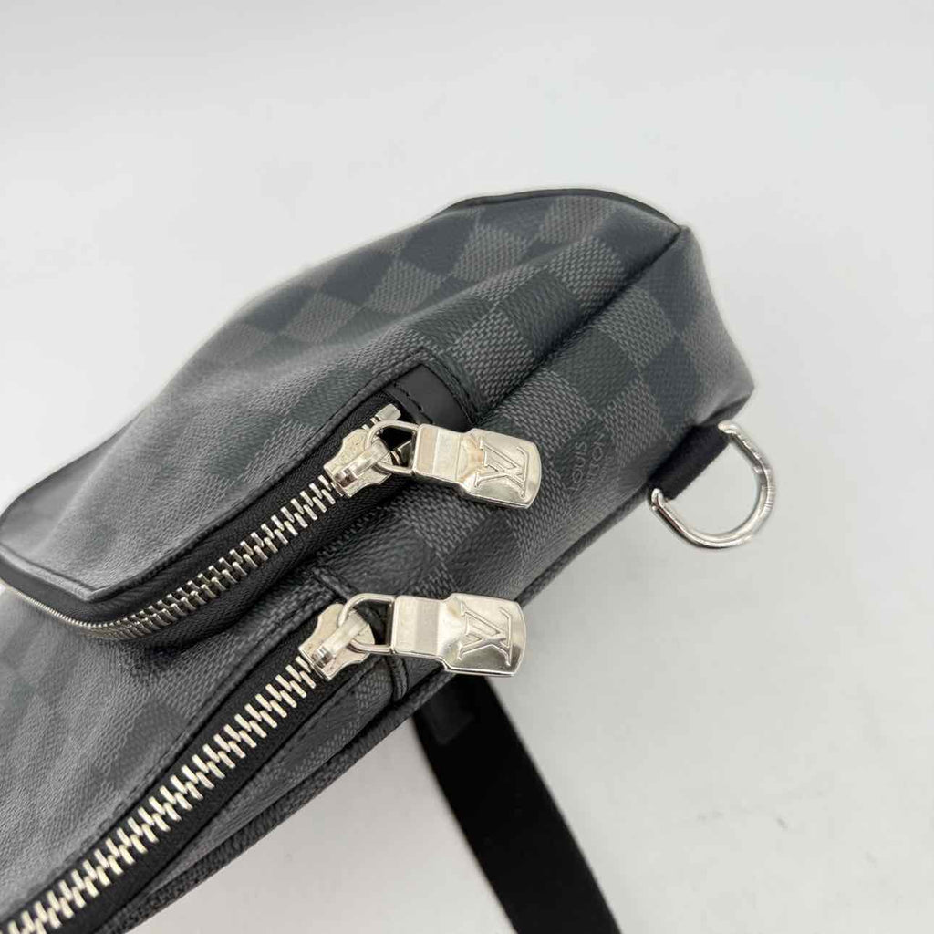 Louis Vuitton SLING BAG "DAMIER GRAPHITE" Used Black Size OS