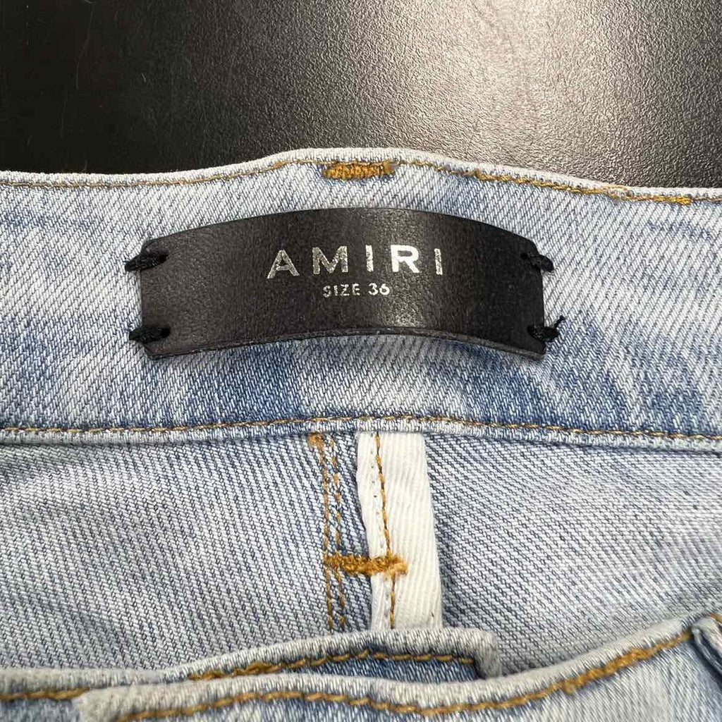 Amiri Jeans "BANDANA" Blue Used Size 36