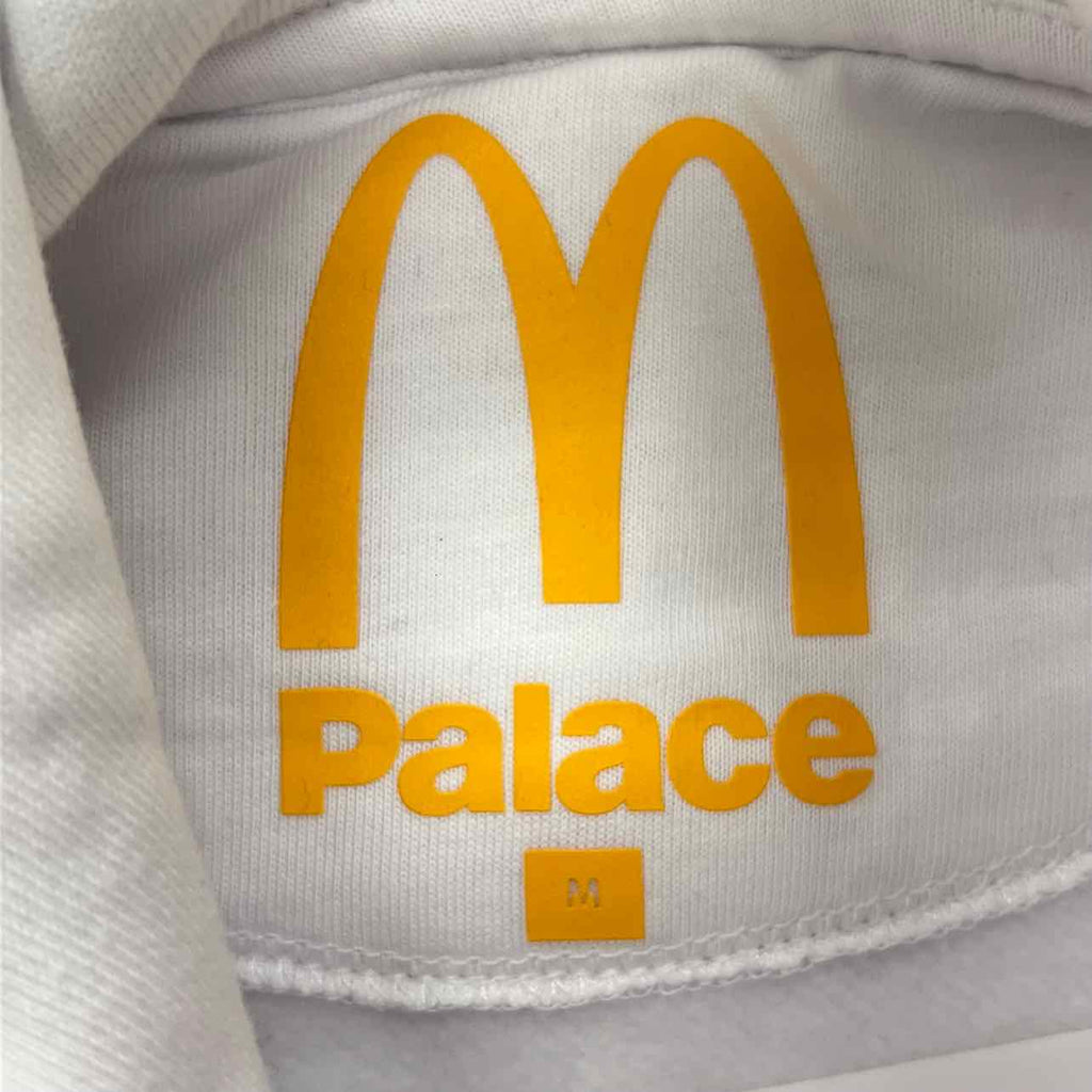 Palace Hoodie "PALACE X MCDONALDS" White New Size M