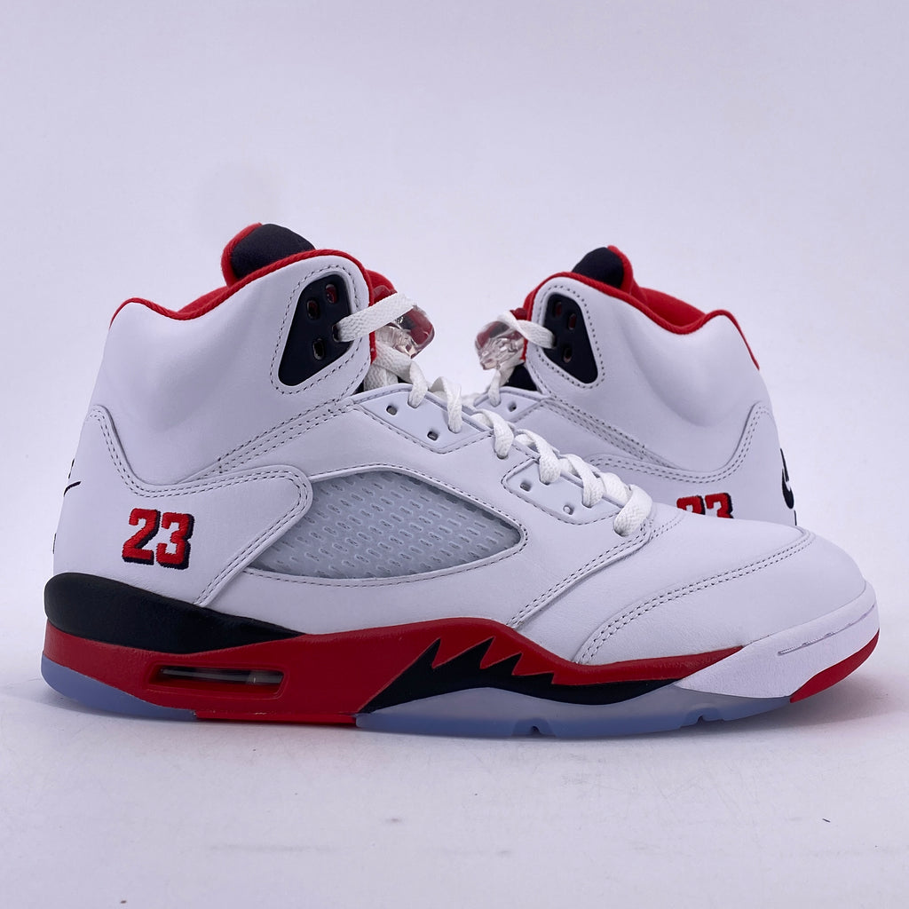 Air Jordan 5 Retro "Fire Red Black Tongue" 2025 New Size 10.5