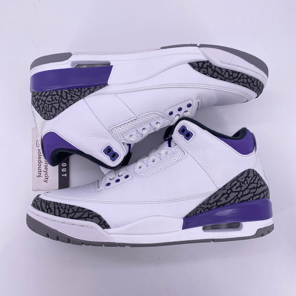 Air Jordan 3 Retro "Dark Iris" 2022 Used Size 10