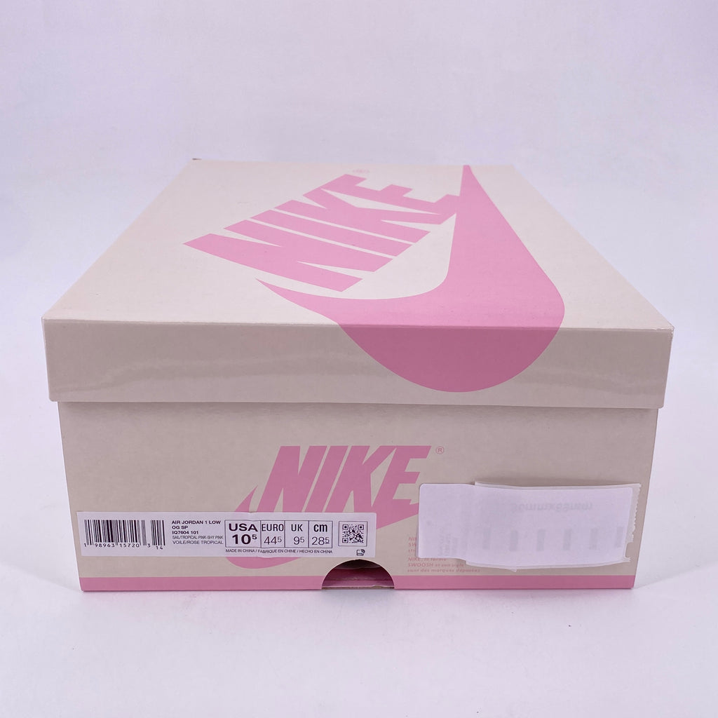 Air Jordan 1 Retro Low "Travis Scott Sail Tropical Pink" 2026 New Size 10.5
