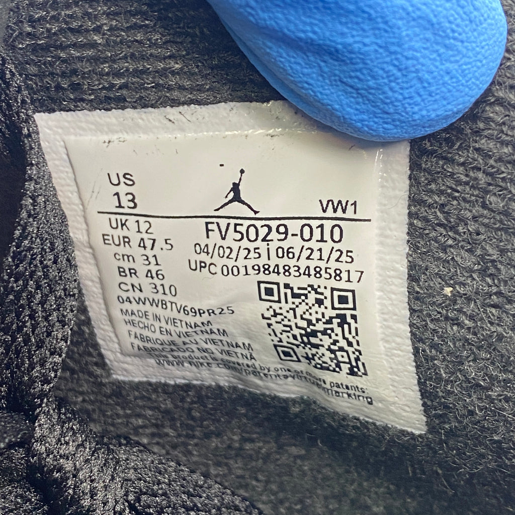 Air Jordan 4 Retro "Black Cat" 2025 New Size 13