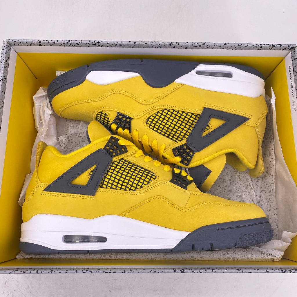 Air Jordan 4 Retro "Lightning" 2021 New Size 10.5