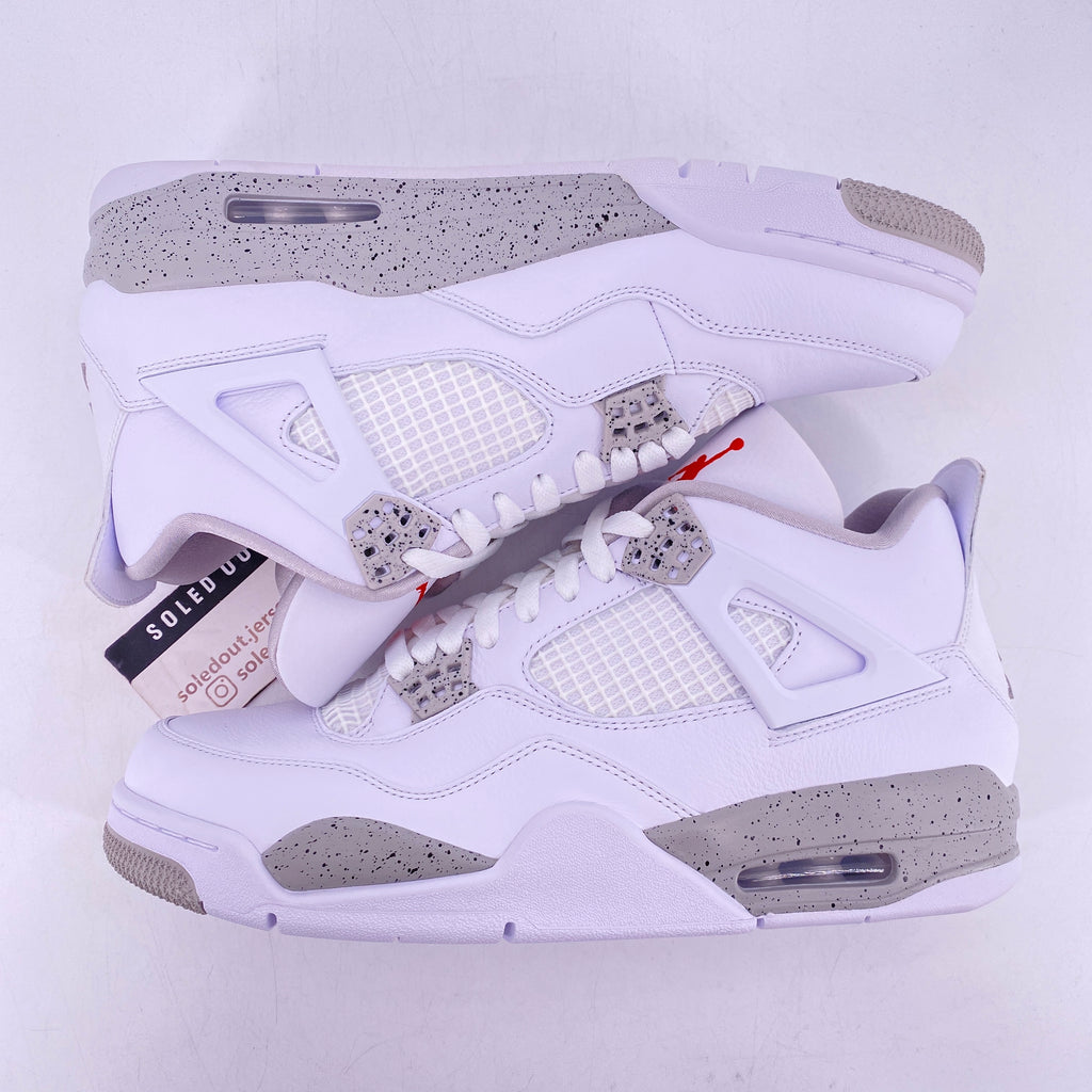 Air Jordan 4 Retro "White Oreo" 2021 New Size 10