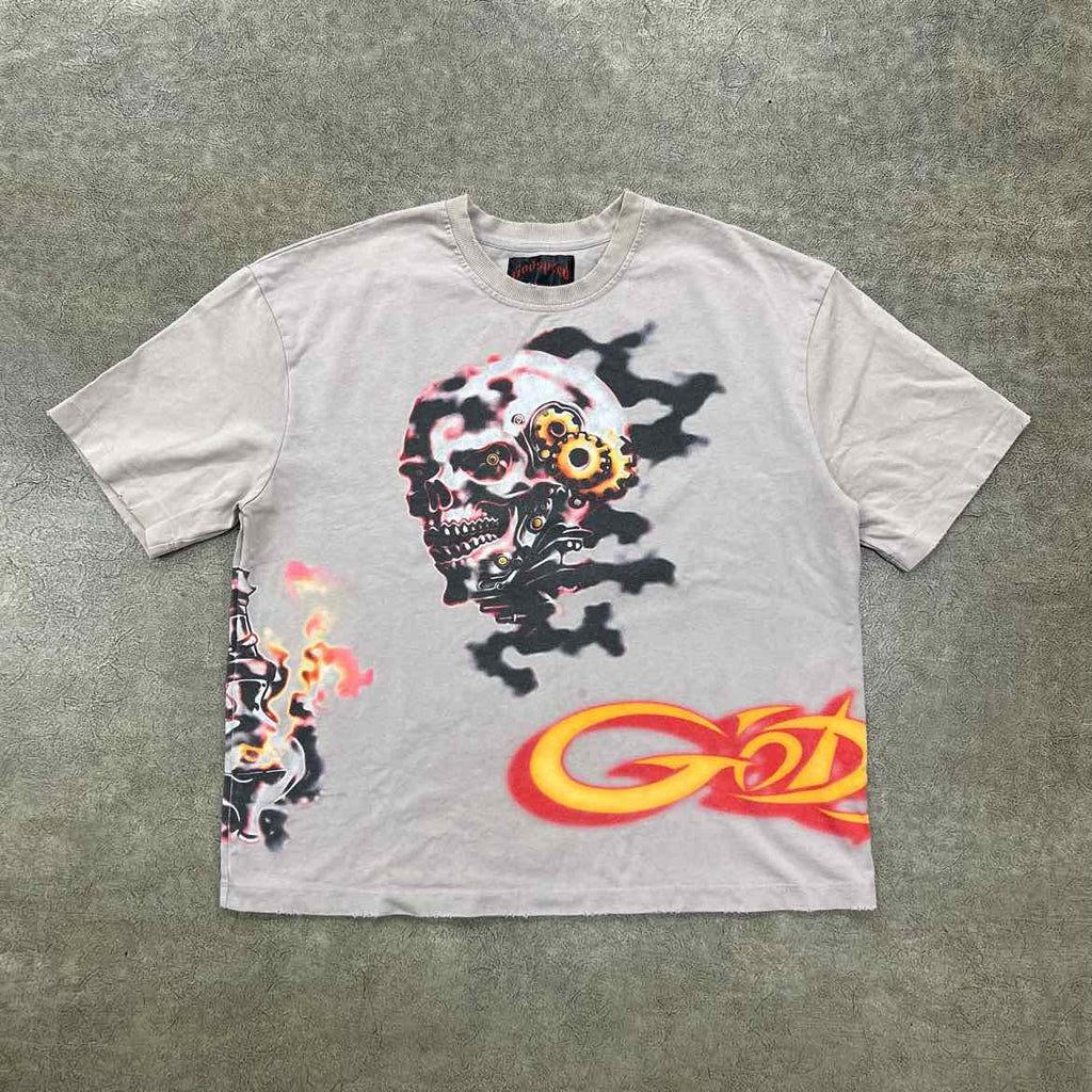 Godspeed T-Shirt "P.Y.P" Grey Used Size M