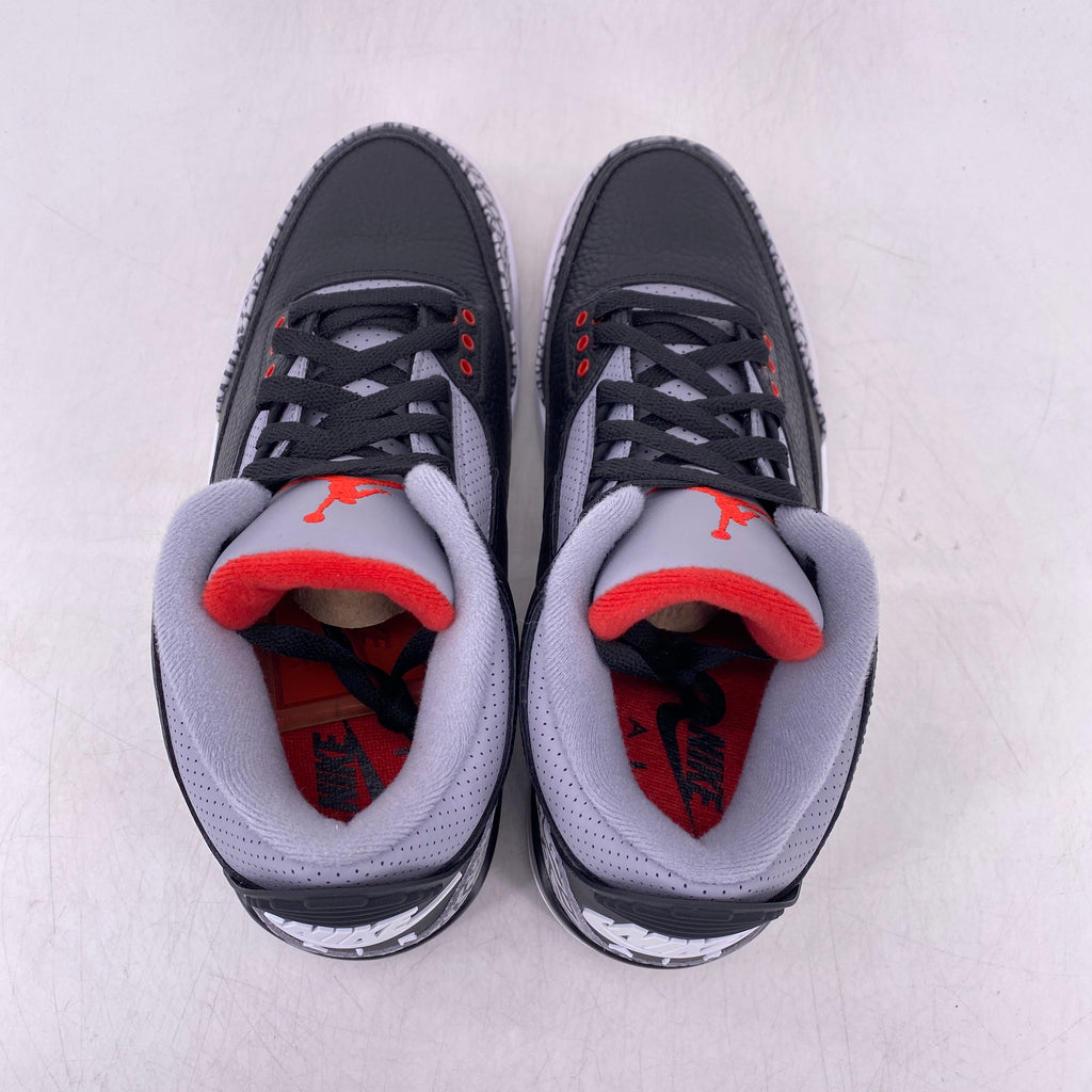 Air Jordan 3 Retro "Black Cement" 2018 New Size 9.5