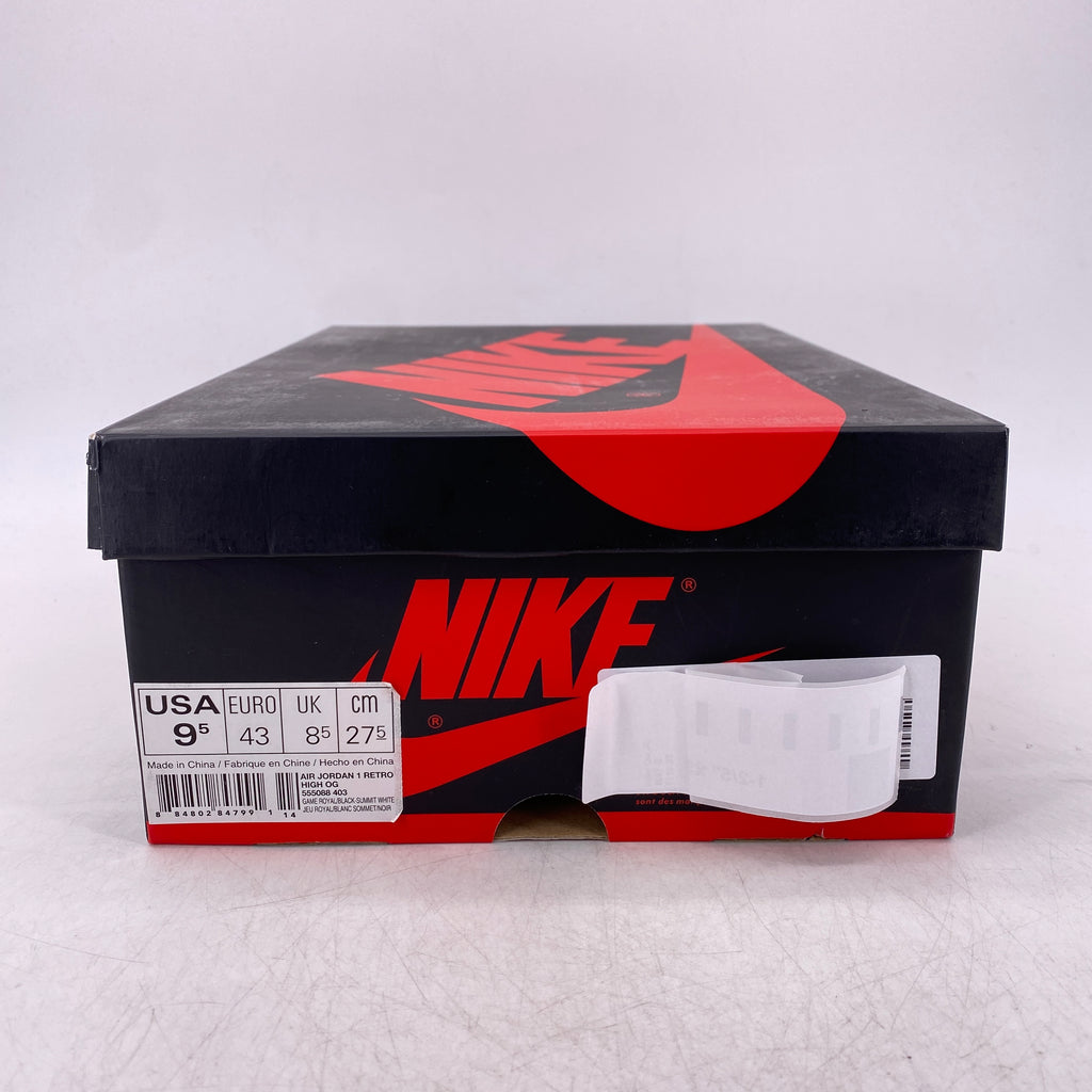 Air Jordan 1 Retro High OG "Game Royal" 2018 Used Size 9.5