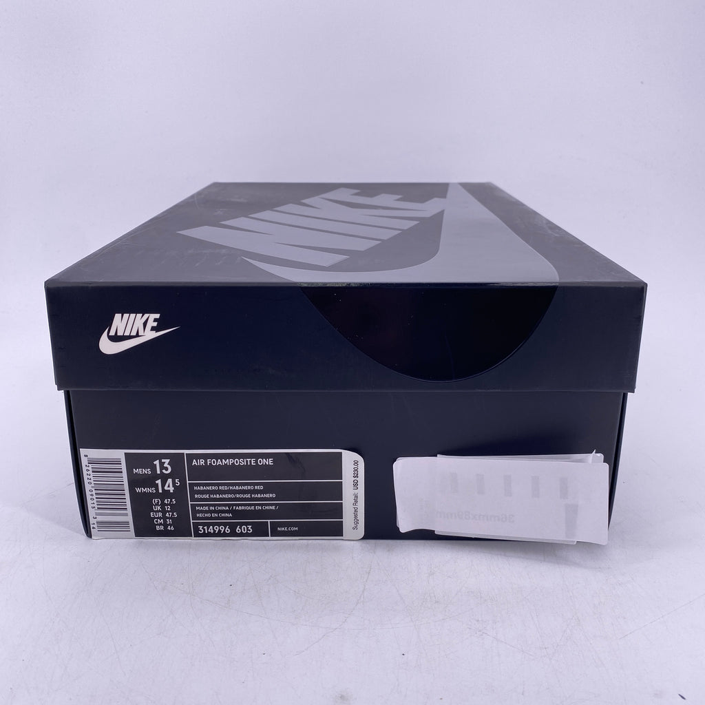 Nike Air Foamposite One "Habanero Red" 2018 New Size 13