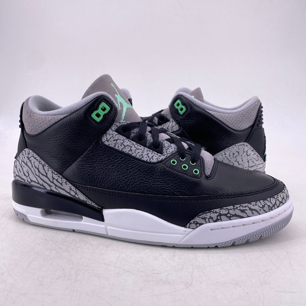 Air Jordan 3 Retro "Green Glow" 2024 Used Size 10