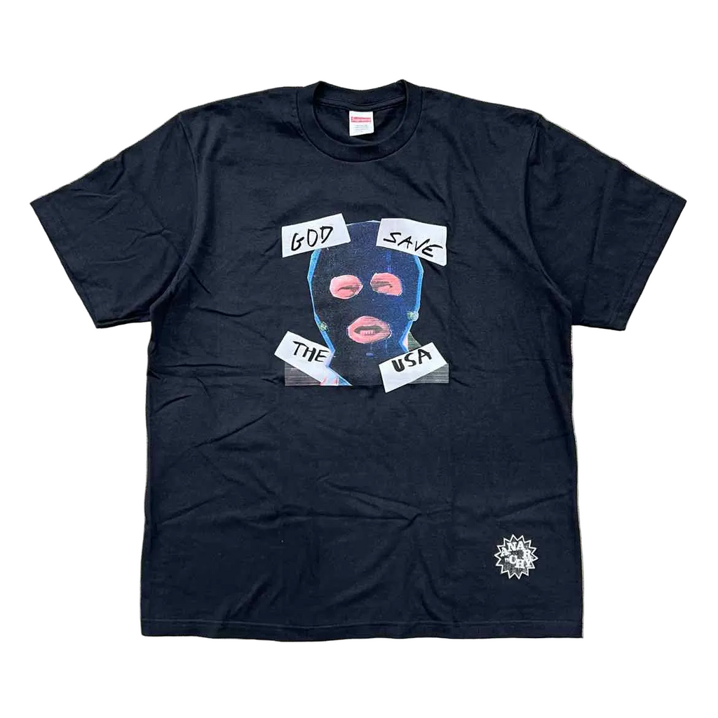 Supreme T-Shirt "GOD SAVE US" Black New Size L