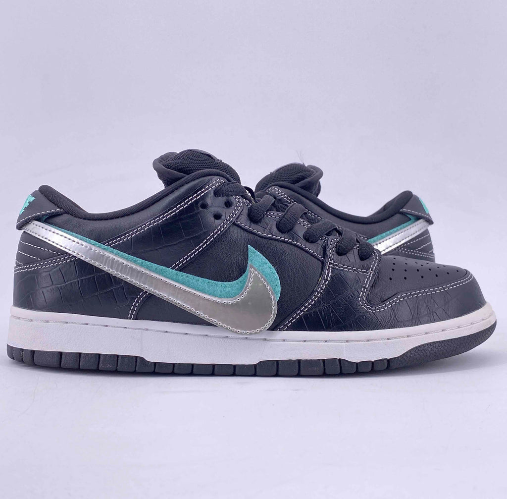 Nike SB Dunk Low "Black Diamond" 2018 Used Size 9