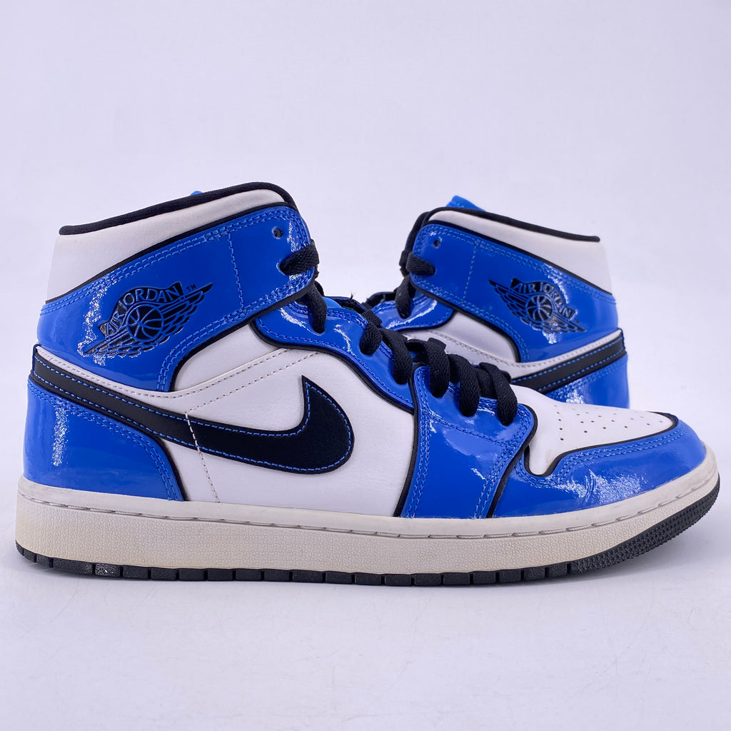Air Jordan 1 Mid "Signal Blue" 2021 Used Size 9