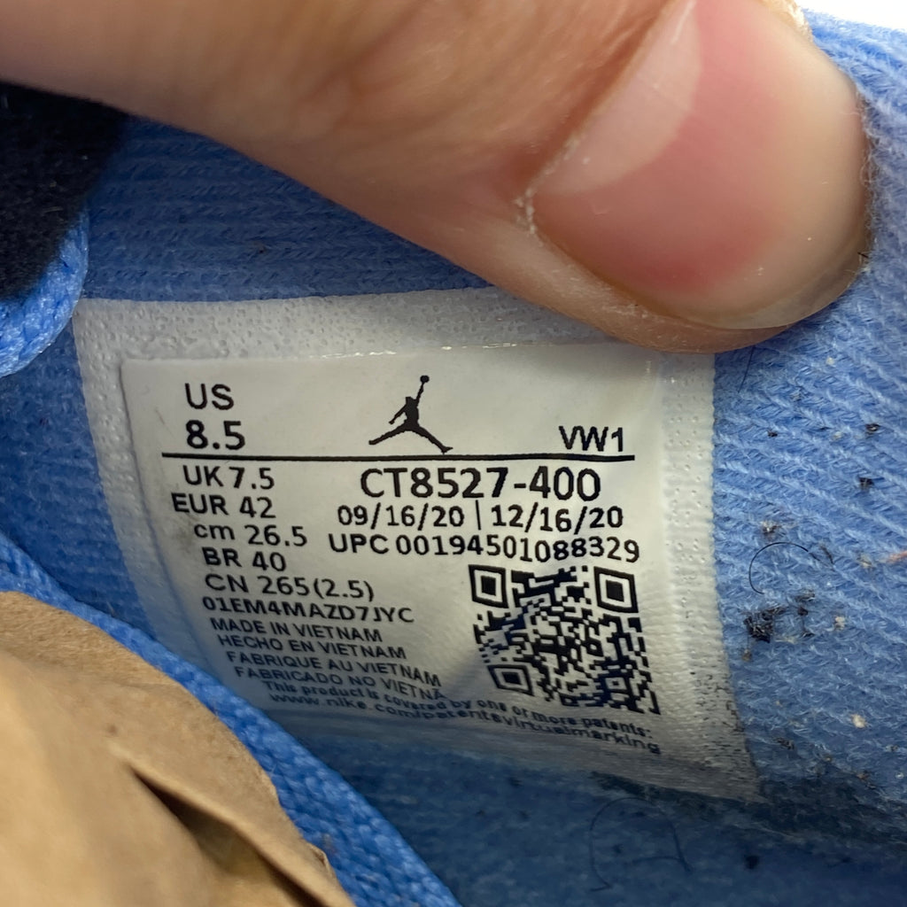 Air Jordan 4 Retro "University Blue" 2021 Used Size 8.5