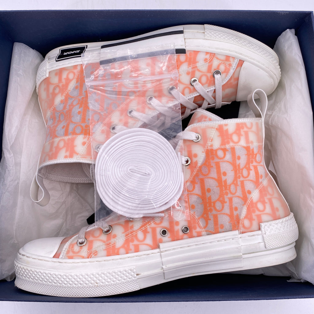 Dior B23 High "Orange Oblique"  Used Size 43