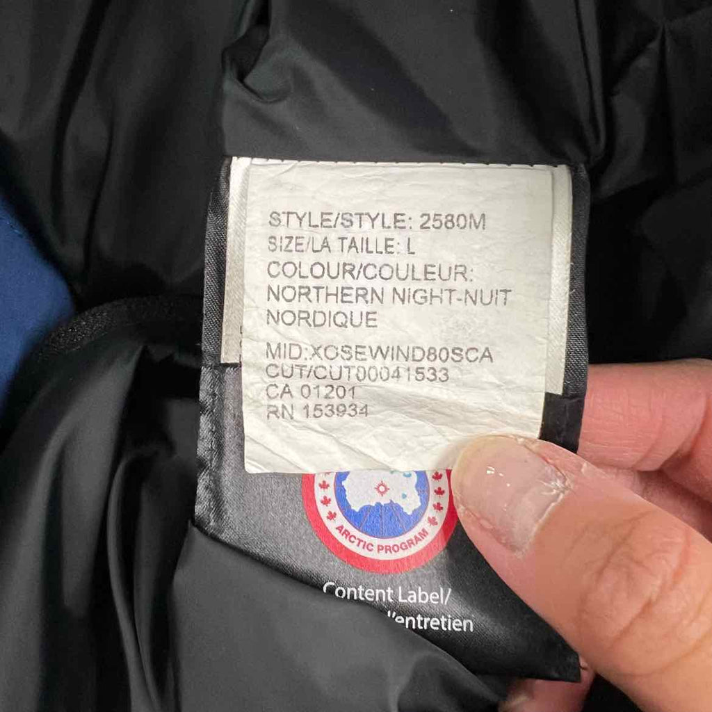 Canada Goose Jacket "EMORY" Blue Used Size L