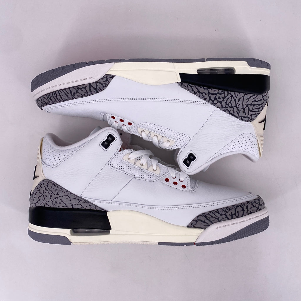 Air Jordan 3 Retro "White Cement" 2023 New Size 12.5