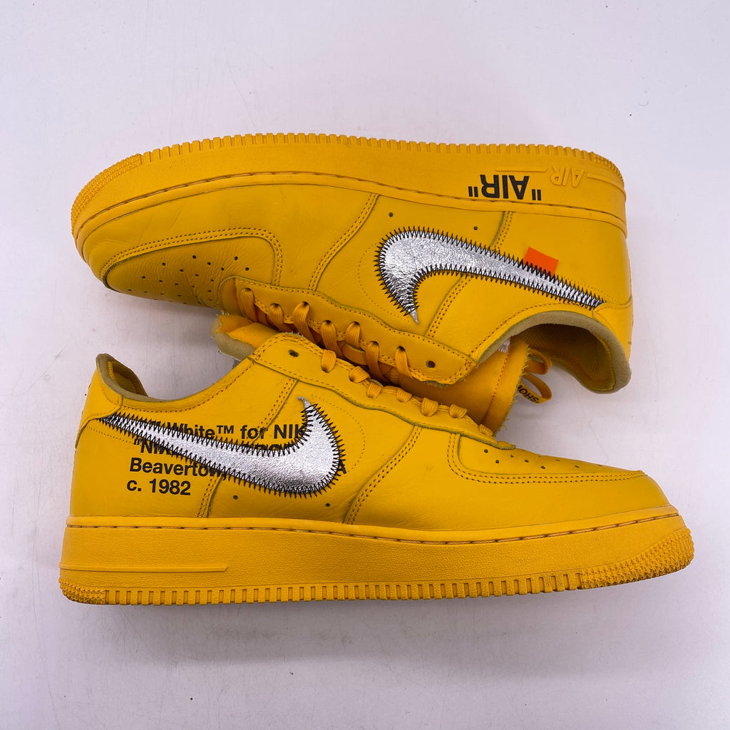 Nike Air Force 1 Low / OW "University Gold" 2021 Used Size 11